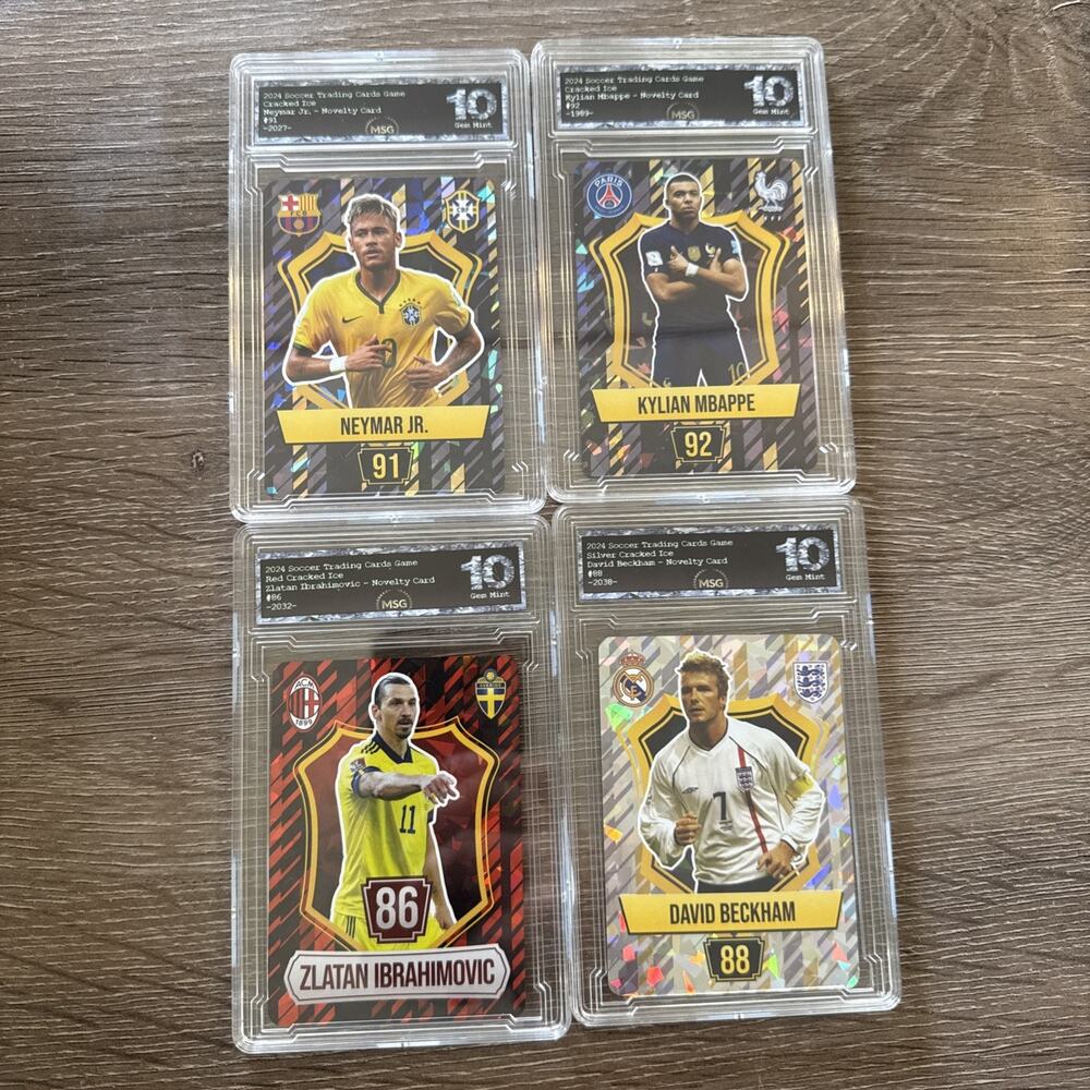Soccer Graded 10 - Zlatan Ibrahimovic, David Beckham, Kylian Mbappe & Neymar Jr